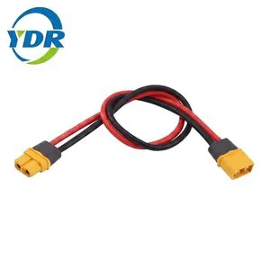 XT60 Male Female Adapter Cable XT60H Plug Connector 2P Pins XT60 Extension Cable Power Application XT60H Wire Core Cable Wires