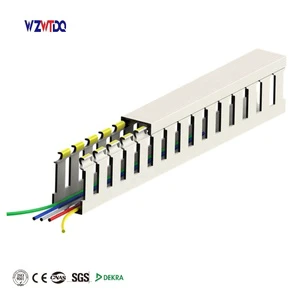 Industrial Equipment PVC Wide Tooth Cable Trunking UL94 Fireproof Certification Cable Conduit UV Resistant and Aging Resistant