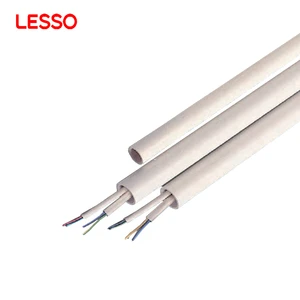 LESSO 16mm To 50mm Electrical Wiring PVC Rigid Electrical Conduit Pvc Cable Conduit Pipe For Electrical Protection