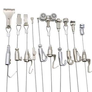 M10 Universal Brass & Copper Cable Gripper Stainless Steel Wire Suspension Cable Ropes Clip Universal Wire Rope Clip