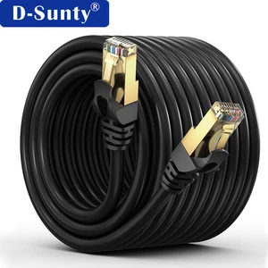 SFTP Patch Cord Cat6 Cat6A Cat7 Cat8 Indoor Outdoor Ethernet Cable 10M 20M 25M 30M 50M LAN Network Communication Cable