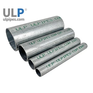For UL797 Rigid EMT Conduit Galvanized Steel Anti-Corrosion Electrical Tubing ULP Brand Fire Resistant Waterproof for Wiring