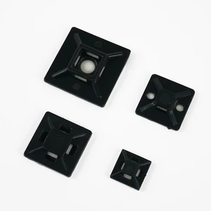 High Quality Self-Adhesive Plastic Cable Tie Mounting Base Tm Push Tie Mounts