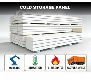 PU/PIR Insulation Sandwich Panels For Cold Storage - Fireproof Cold Room Panels For Chiller/Refrigerated Warehouse