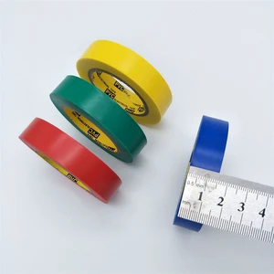 Pvc Electric Insulating Tape Custom Electrical Tape Self Adhesive Black Color Electric Tape Roll