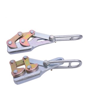 Customized Alloy Steel Dual Cam Wire Grip Cable Clips for Ground Wire and Cable Adjustment Work Various Kinds