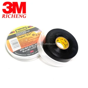 3M Super 33+ Black Vinyl Electrical Tape Black Strong Flame Retardant Adhesive Fireproof Rubber PVC Electrical Insulating Tape