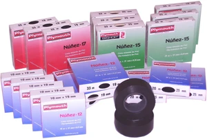 10 m. Nez black insulating tape 19 mm. (Plymouth 5219)