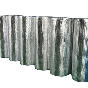 KOSITE Bubble Insulation Double Aluminium Foil Heat Shield 50M Roll Thermal Reflective Radiant Barrier Wrap For Roof Underlay