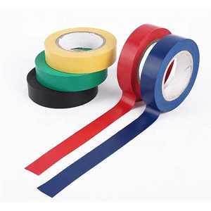 Custom PVC Electrical Insulation Tape Roll Self Adhesive High Voltage Flame Retardant Waterproof Vinyl Insulating Adhesive Tape