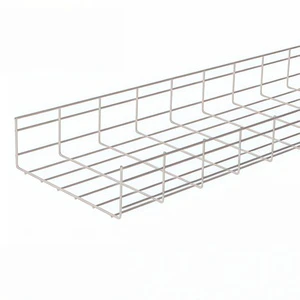 Custom Size 50mm to 150mm Height Wire Mesh Cable Tray Heavy Duty Steel Wire Basket Tray Manufacturer