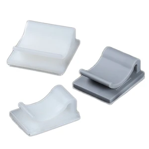 Plastic Cable Clips Fixer Fastener Plastic Nylon 66 Wire Mount Sadle Type Cable Clips Tie Self-adhesive Cable Clips