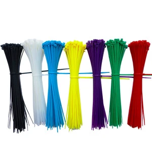 JAGASL 2026 Cable Ties Best Price 8*250MM Self-Locking Nylon Zip for Indoor and Outdoor Colorful Durable Cable Wire Ties