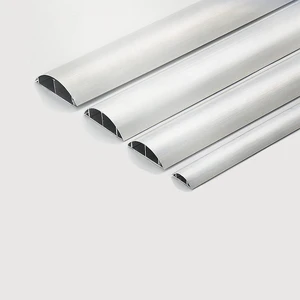 Hot Selling Arc Aluminum Alloy Trunking Ground Cable Channel Semi-Circular Round Type Wire Tray Metal Pressure Wire Trunking