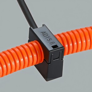 Nylon Fixed Bracket Cable Clip PA Plastic Square Buckle Base Pipe Clamp Accessories For Hose Glands