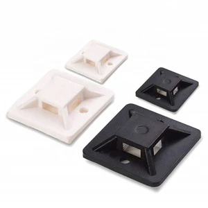 Factory Direct Sale Nylon 20*20MM Self-Adhesive Cable Tie Mounts