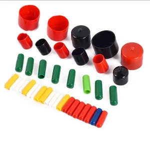 Y&R 15*2.5*0.8mm Plastic Insulation Cap Flexible Cable Custom Cut Injection Molded Plastic Pipe End Cap