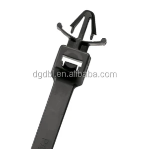 Push mount ties/cable ties