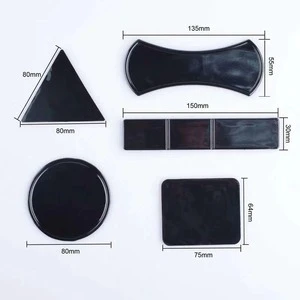 2pcs Circular Self Adhesive Silicone Rubber Sticky Gel Pads Anti Slip Mat Car Holder Wall Mount Bracket for Mobile Phones