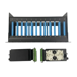 High Density 144 Core Optical Fiber Optic Patch Panel Rack Mounted Fixed Patch Panel