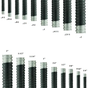 Factory PVC Coated Flexible Metallic Tubing GI 20mm 3/4'' Cable Protection Wire Eletcrical Conduit