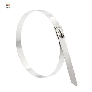 DEYI Reusable Stainless Steel Self-Locking Cable Ties 100PCS Industrial Electrical Use Customizable Width Length Including 200mm