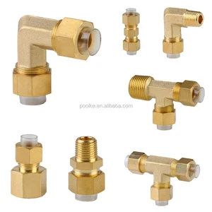 C Series Brass Hose Compression Fittings
