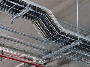 Heavy Duty Ladder Cable Tray Hot Dip Galvanized Steel Cable Support Tray Export Quality