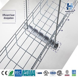 Easy installation Wire Mesh Basket Cable Tray with Full Certifications Flexible Connection for Various Cable Layout Solutions