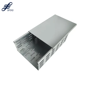 Metal Electrical Perforated Cable Tray Trunking Wire Duct For Industrial