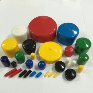 Flexible Vinyl End Caps for protection with Many Sizes plastic end caps