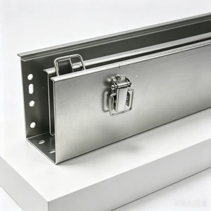 Trough Cable Tray High Quality Perforated Type for Electric Project Cable Management with Lock Buckle