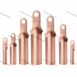 DT- Terminal Connector Copper Aluminium Cable Joint Flexible Electrical Conduit Wiring Accessories Terminal Lug for Copper Tube