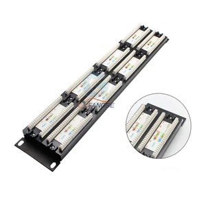 Hot Sale STP 19 Inch Rack Mount UTP 1U 24 Port 48 Port Modular Patch Panel Blank Patch Panel