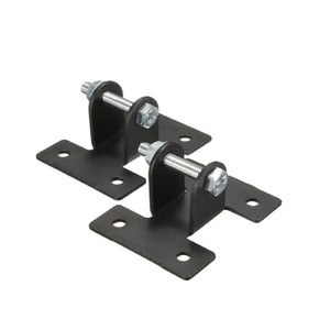 Factory Supplier Custom CNC Machined High Quality Black Mounting Brackets for Heavy Duty Machines
