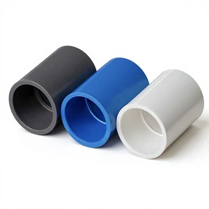 PVC Water Pipe Straight Fittings and Connectors Straight Through Water Supply Pipe Aquarium Water Inlet/Outlet 25mm, 50mm
