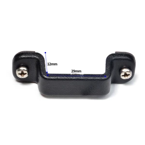HYS Handheld CB Radio Holder Bracket, Walkie Talkie/ Mic Mount with Screws and Adhesive Back for Baofeng Kenwood Yaesu Etc