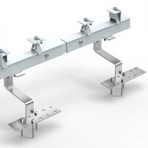 Coating Same Color As Frame Solar Mounting Bracket