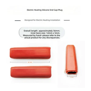 Electric Heating Aluminium End Cap/Plug 20m Length Industrial Use Inner Bore Size 12mm X 5mm