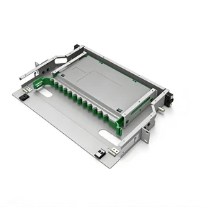 1U FTTH Fiber Optic 12/24/48/96 Cores Slide Rack Type SPCC Material Patch Panel ODF