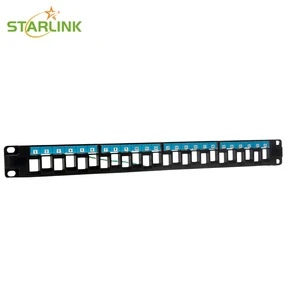 Starlink UTP Blank Patch Panel with Back Bar 24 Ports