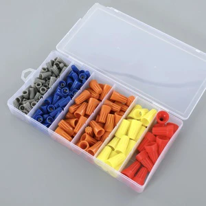 Good Quality Manufacture Multiple Screw Type Crimping Caps, Rotating End Spring Type Wiring Terminals, Quick Connector Wire Caps