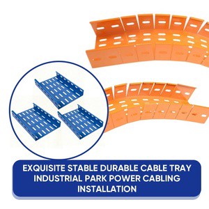 Export Grade Perforated Cable Tray Multiple Colors Multiple Materials Customization Competitive Price International Standard