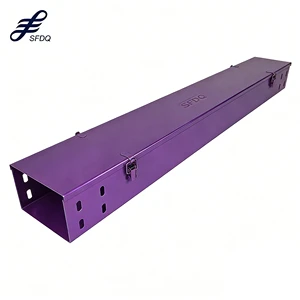 Factory Perforated Steel Cable Trays Anti-Corrosion Finish High Capacity 50,000m/day for Construction
