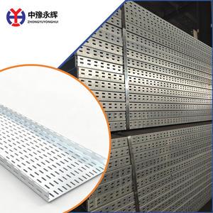 Outdoor Industrial Cable Organizer with Tray Stainless Steel 316 Perforated Cable Tray for Construction Corrosion-Resistant