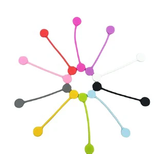 Silicone Magnetic Cable Ties Metal Magnet Cord Clips for Cable Wire for Home or Car Fridge Organization