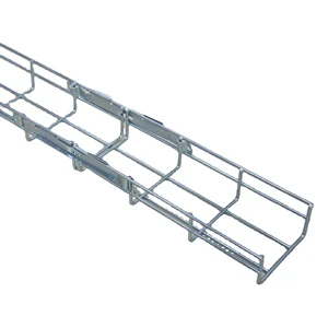 Customizable Size Power Coating Wire Cable Tray SS304 Steel Wire Mesh Cable Tray