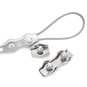 Duplex Stainless Steel Wire Rope Clip Cable Clamp Rigging Hardware