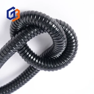 1/2 Thread 16MM Plastic Coated Metal Hose Cable Conduit Bellows Black Flexible Combustion-Proof Electrical Wire Protection DN16