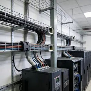 Customized Industrial Construction Steel Wire Mesh Cable Tray Corrosion Resistant Cable Laying Tray Manufactured JS Factory